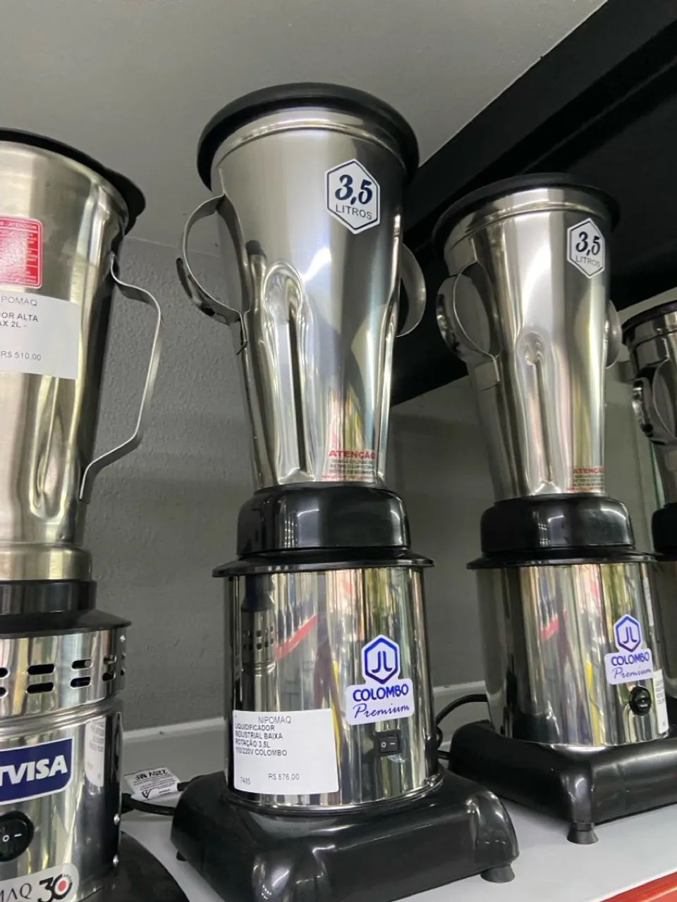 LIQUIDIFICADOR INDUSTRIAL BAIXA ROTAÇÃO 3,5L - COLOMBO - Foto 3