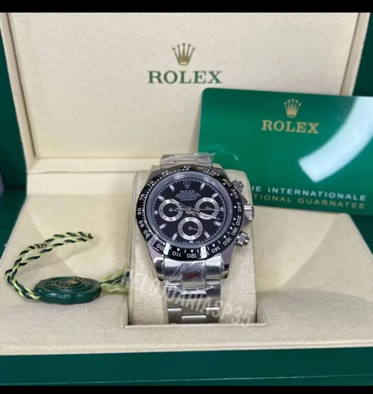 Rolex Daytona Black Dial - linha Premium AAA+Suíço - Foto 5