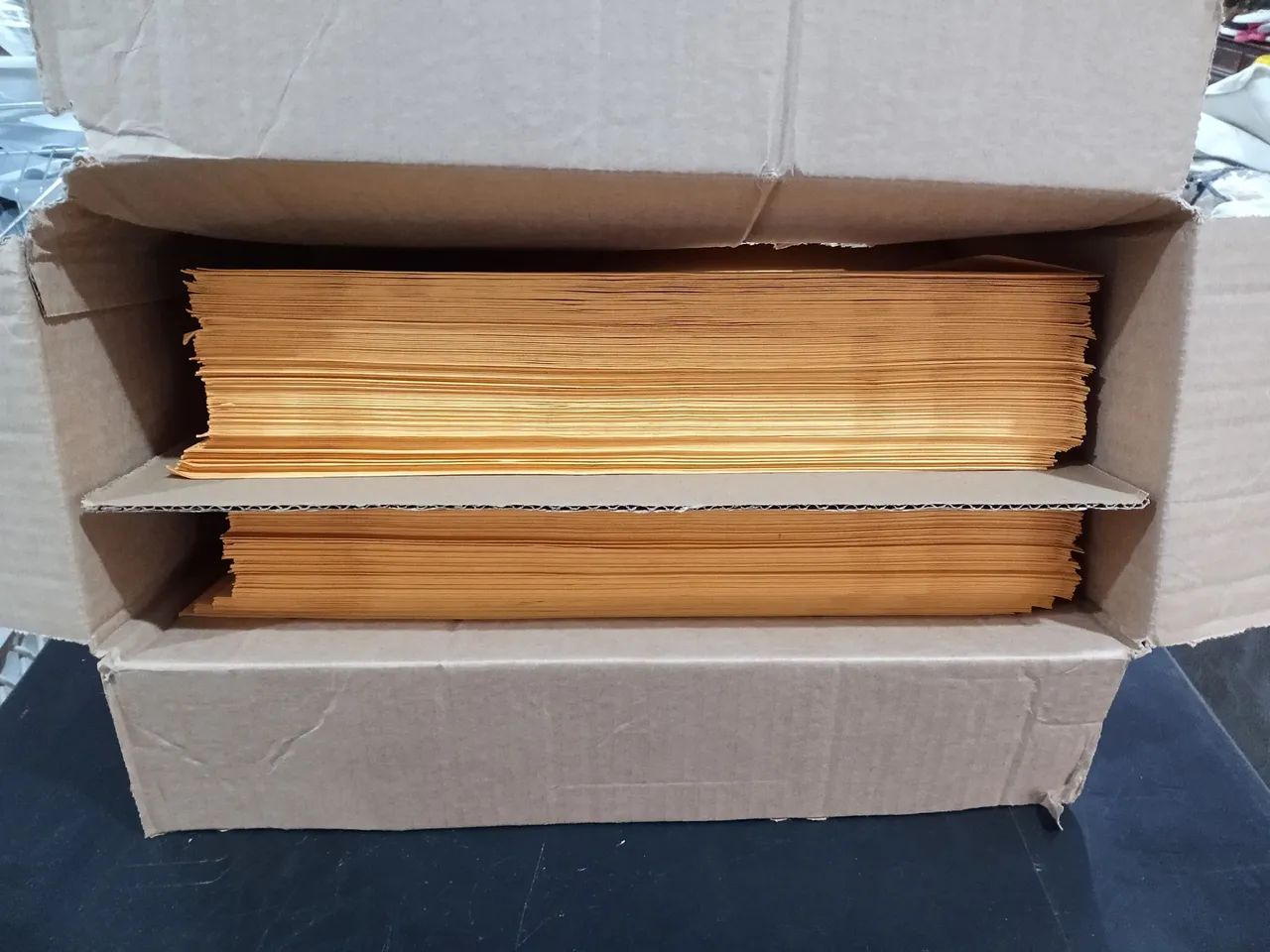 Lote de 250 Envelopes Kraft Ouro - Foto 4