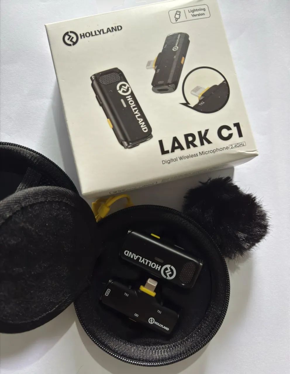 Microfone Sem Fio Hollyland Lark C1 - Foto 3