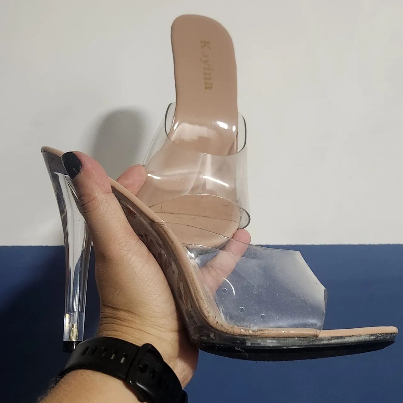 Tamanco transparente 35