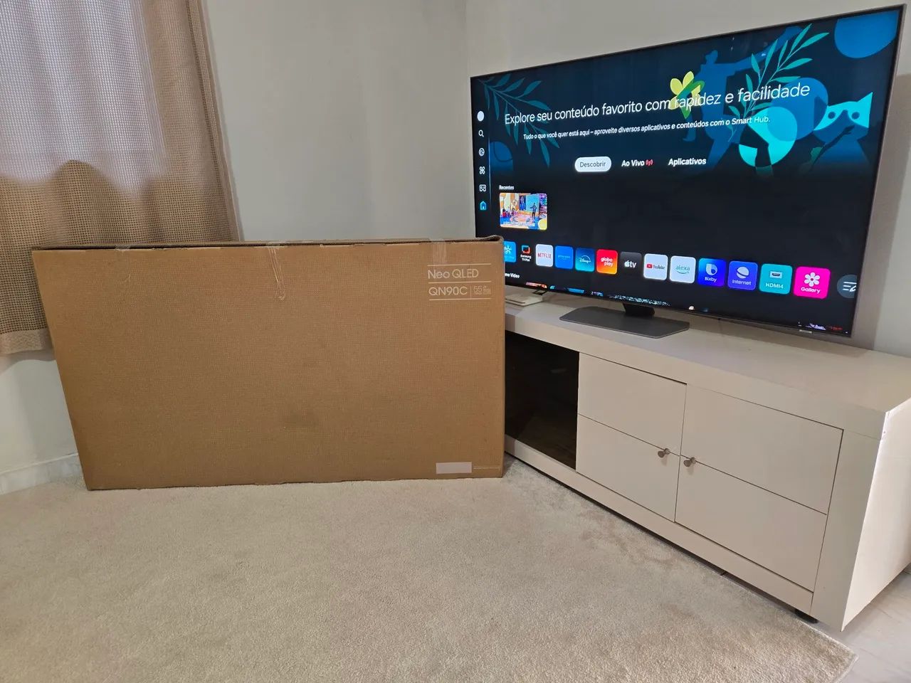 Smart TV Samsung Mine LED (QN90C) 120HZ  - Foto 4