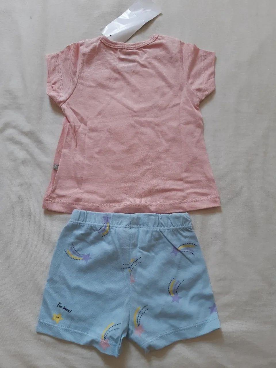 Pijama Hering camiseta e short tamanho G - Foto 2