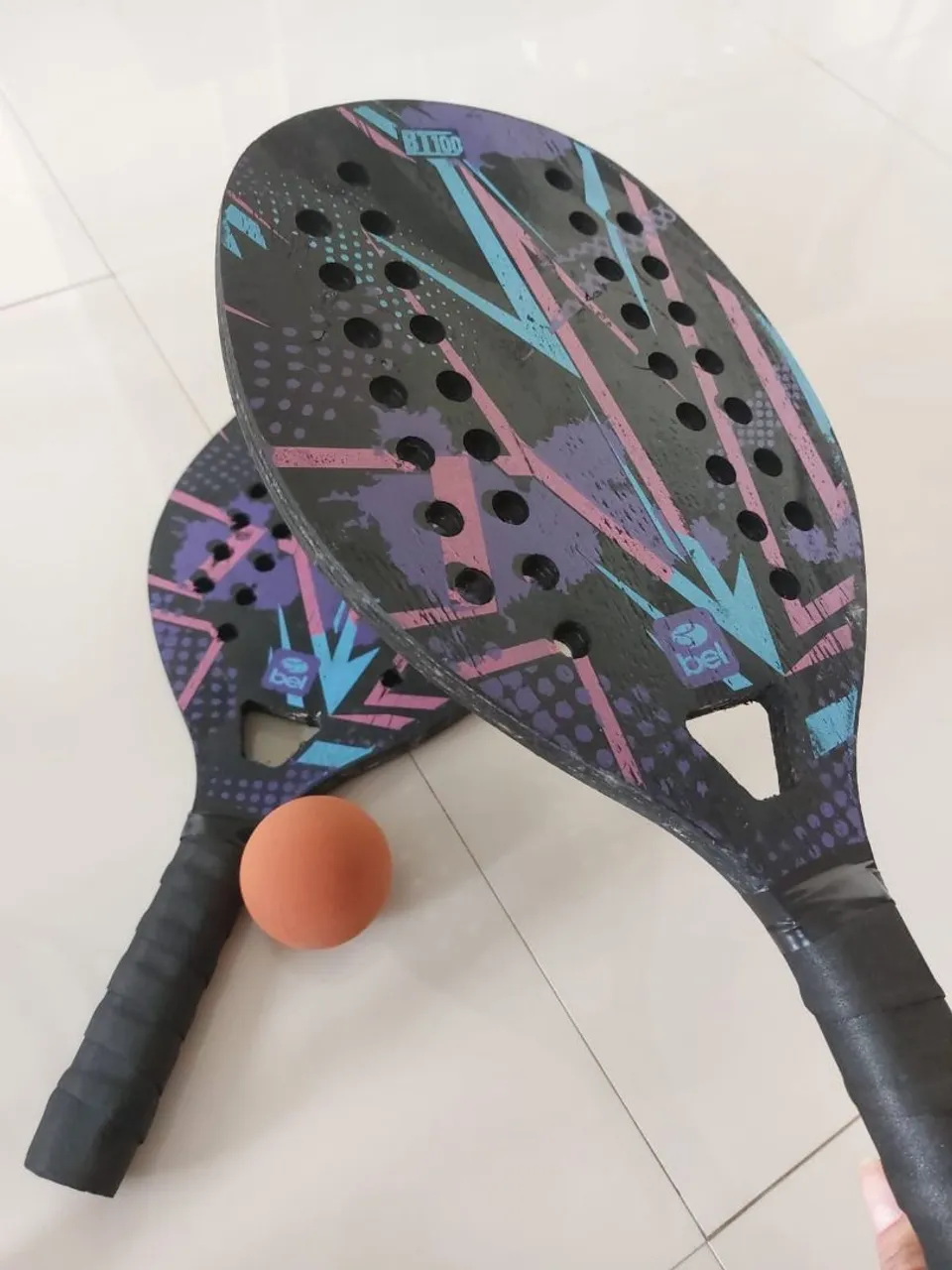 Kit Raquetes Beach Tennis + Bola