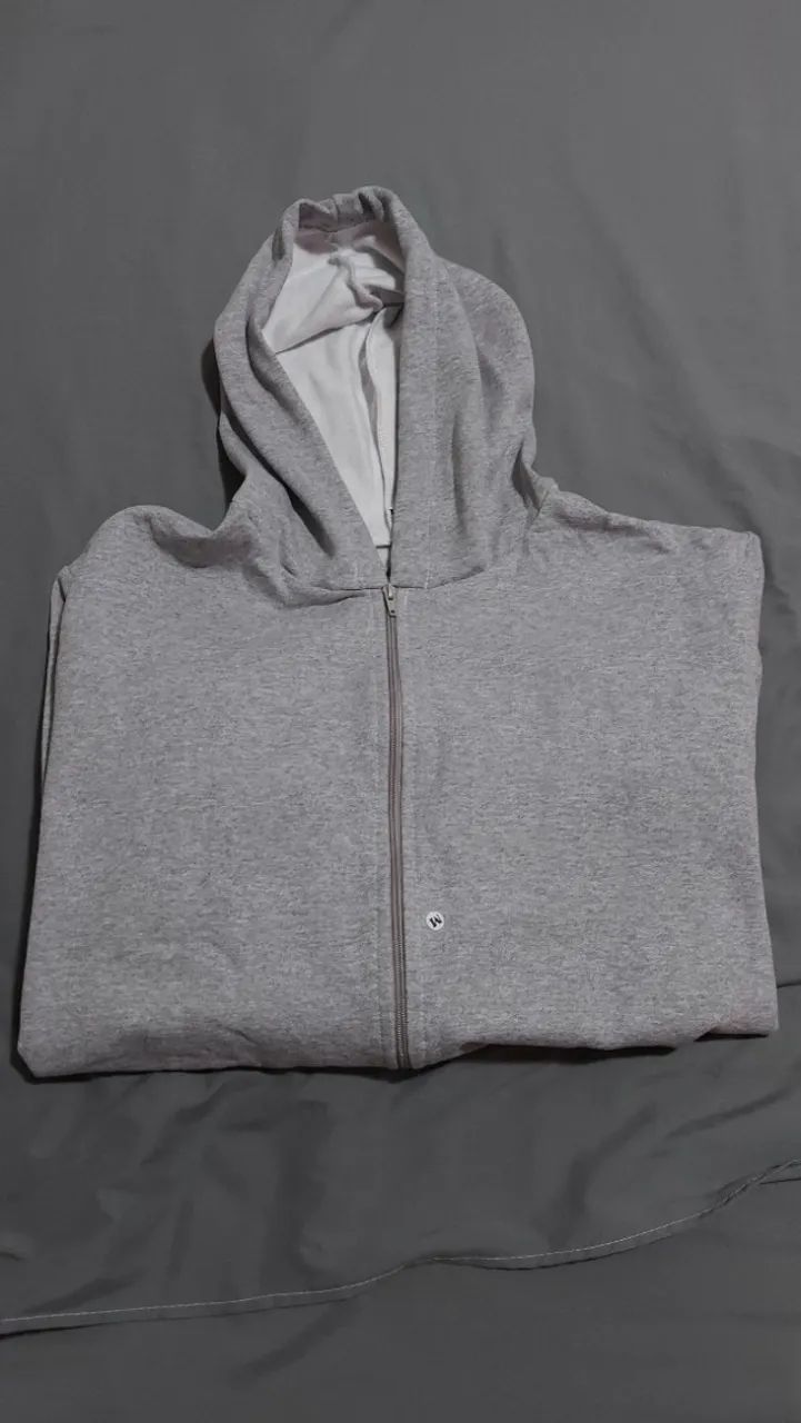 Blusa Moleton Capuz e Zíper Flanelado M - Foto 2