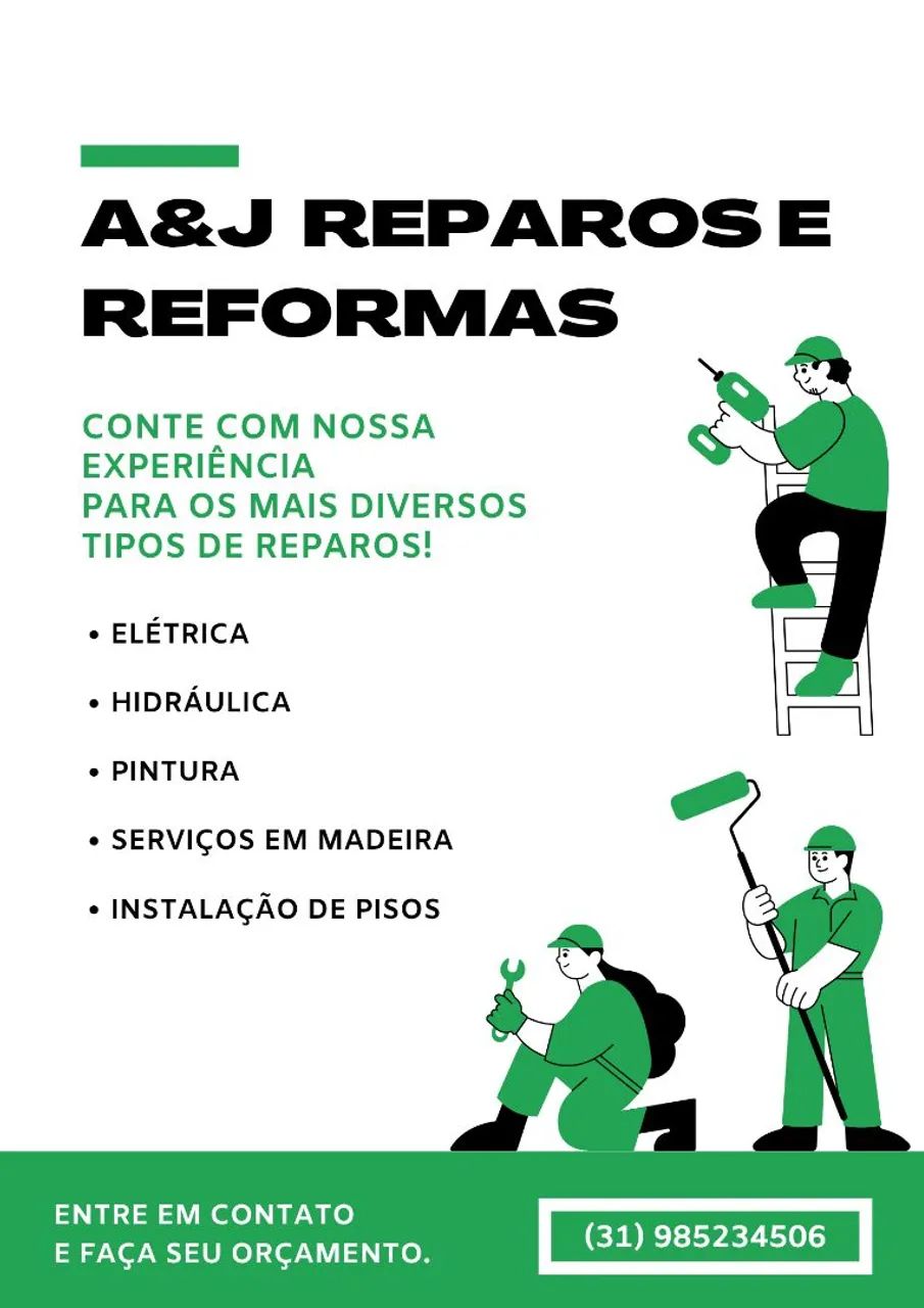 Doutor faz tudo em obras 