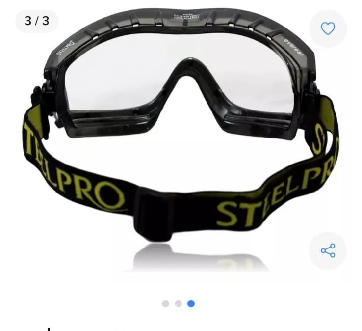 Óculos de Segurança com Proteção Lateral - Novo