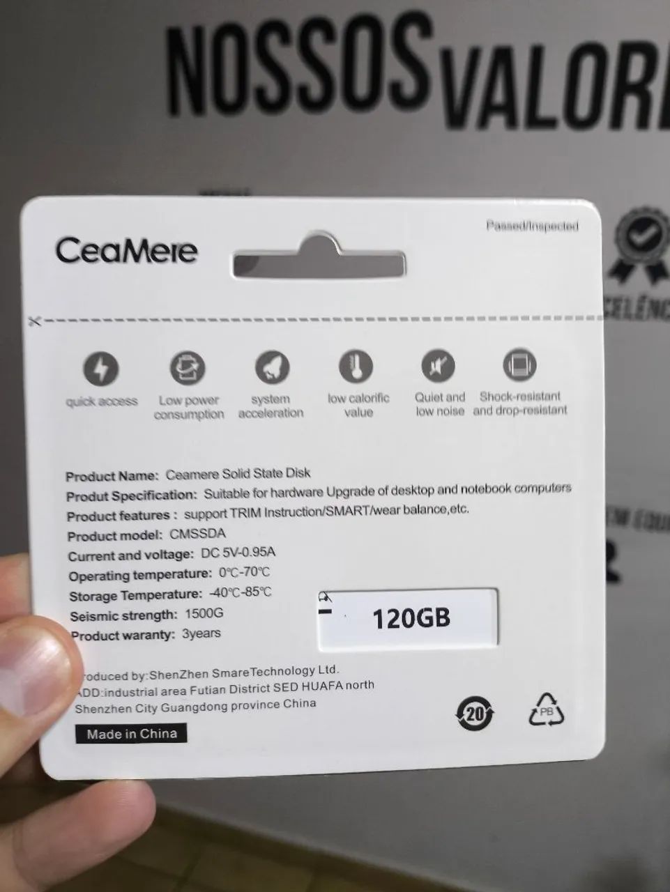 SSD SATA 120gb Para Notebook ou Desktop - Anápolis  - Foto 4