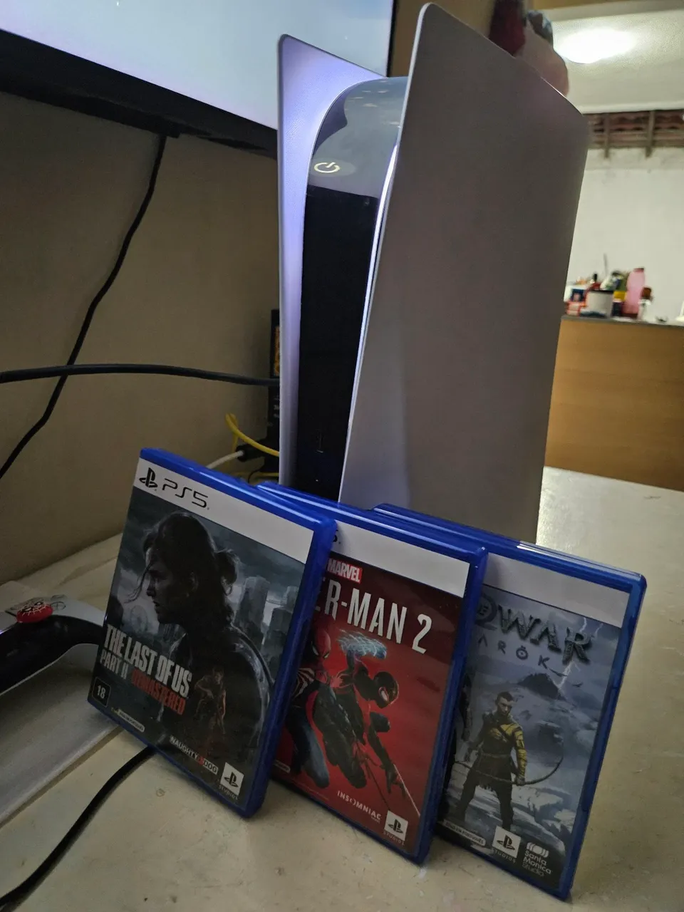 PS5 + 3 Jogos... troca em um pc mais forte com volta minha