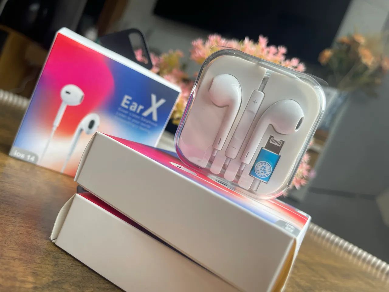 Fone Com Fio IoS Sem Adaptador Plug Direto no Aparelho