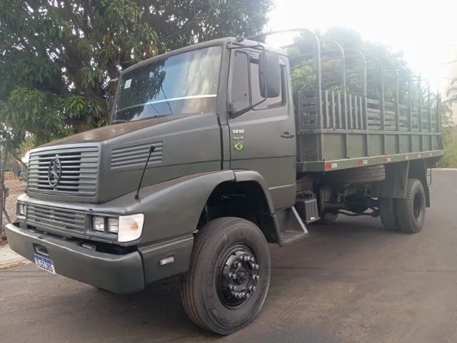 Mercedes Benz 1418 4x4 Traçado Militar Ano 2000