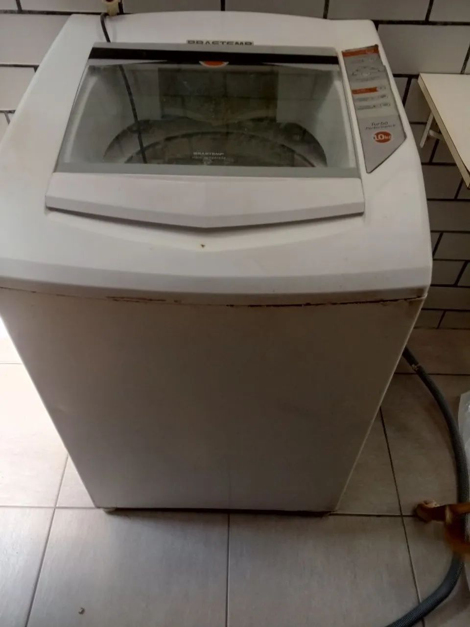 Máquina de Lavar Brastemp Turbo Performance 10kg - Para Reparar ou Peças!**<br>