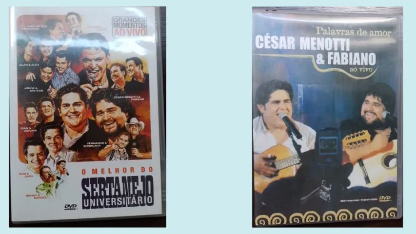 DVD'S COM TEMAS VARIADOS- SAMBA-FORRÓ-ESPÍRITA-SERTANEJO-NATAL-REVEILHON - Foto 3