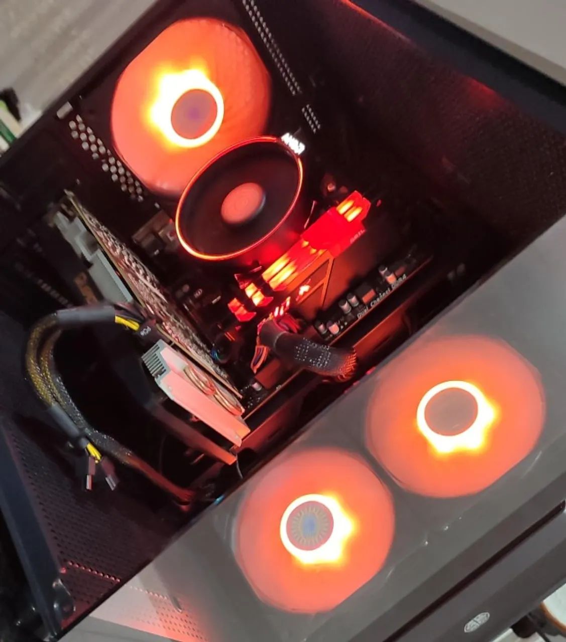 PC Gamer Amd Ryzen 7 2700X - 16GB DDR4 RGB - GTX 1660 SUPER - Gabinete Gamer Aquario Rgb - Foto 2