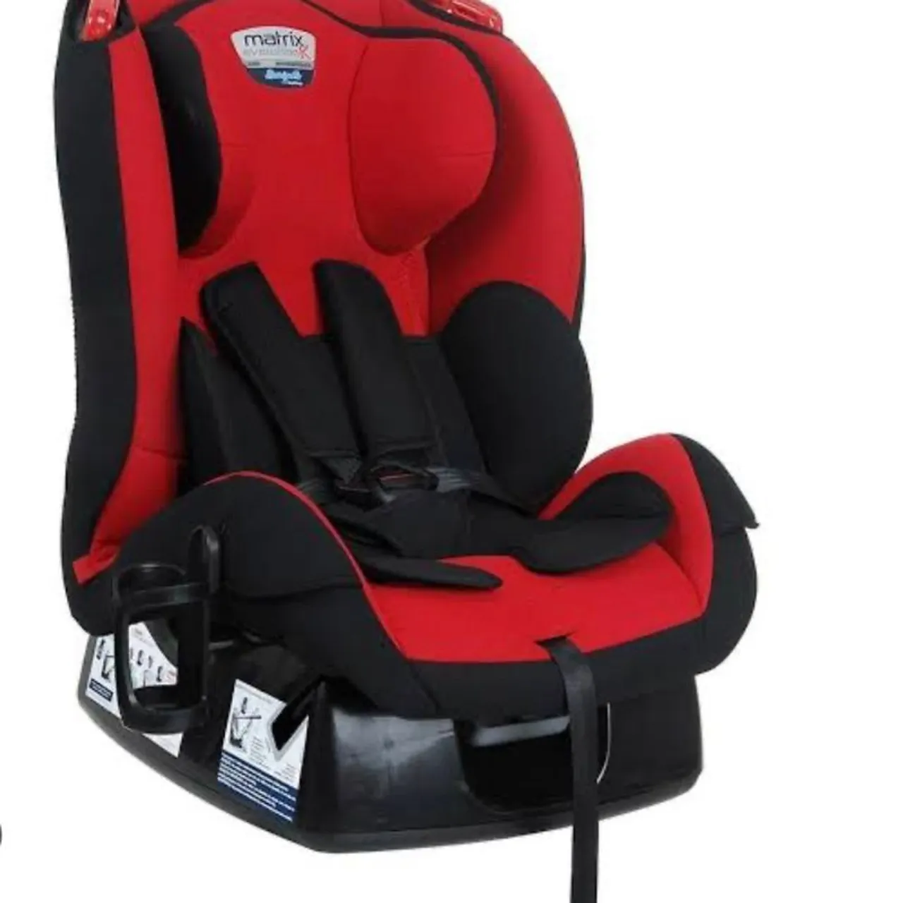 Cadeirinha de Bebê Matrix Vermelha e Preta