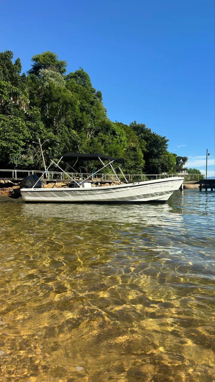 Vendo Lancha Panga 21 Motor 90 hp Yamaha 4 tempos (10 passageiros) - Foto 8