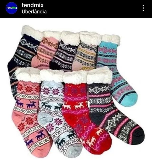 MEIAS CARNEIRONHO PELUCIADA 