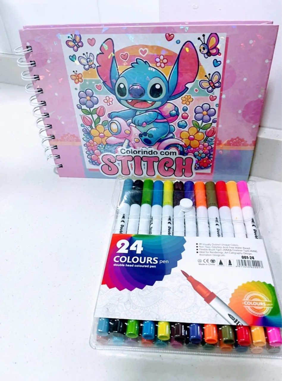 Kit Bobbie Goods e Canetas Para Pintar