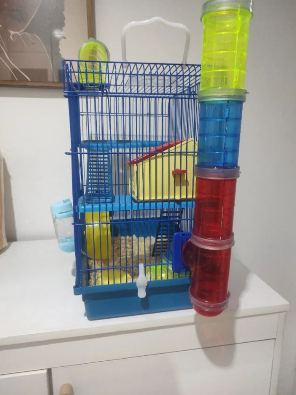 Gaiola para hamster.  Casinha completa  - Foto 4