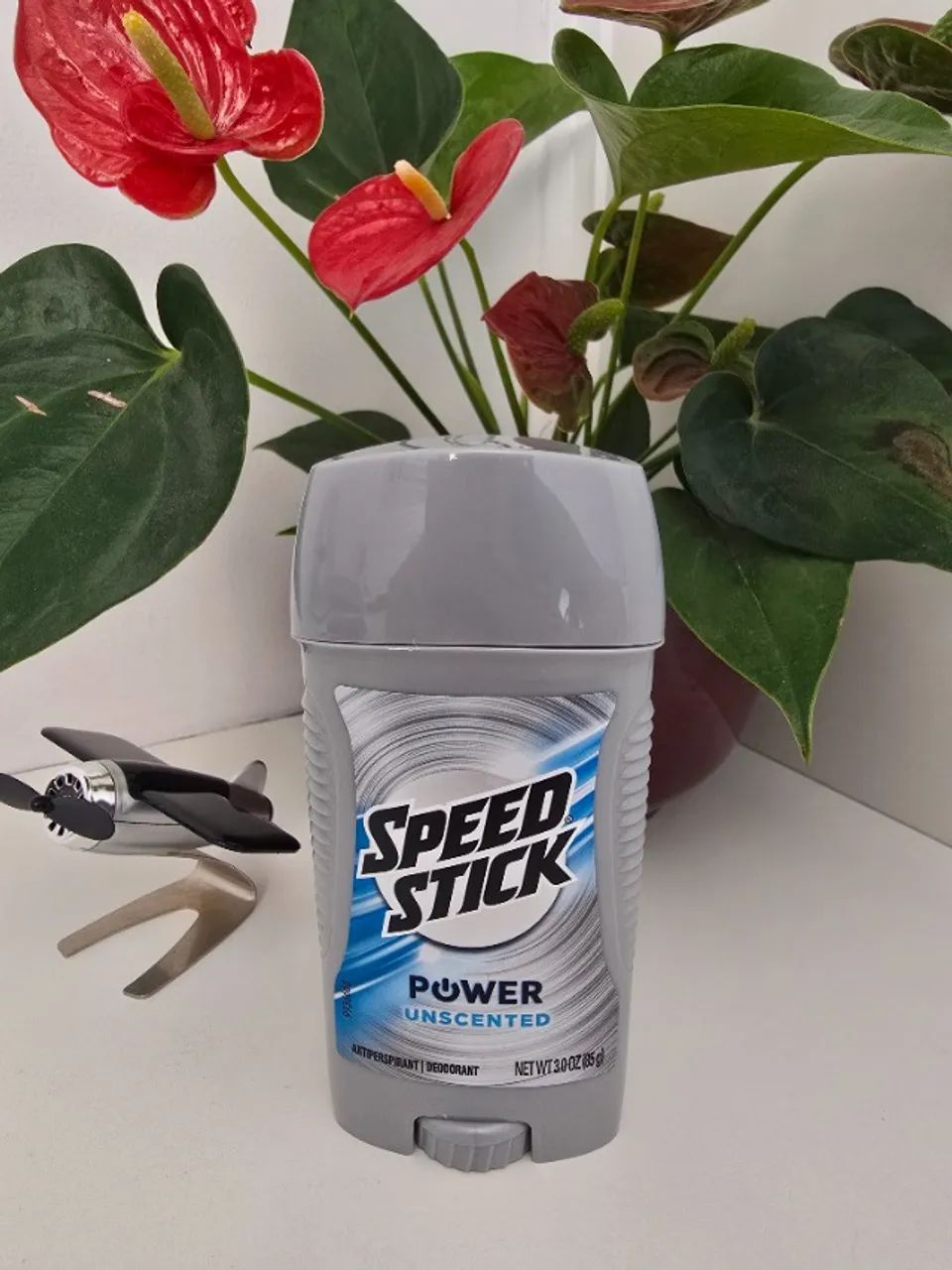 desodorante speed stick power, sem perfume, 85g, novo - Foto 4