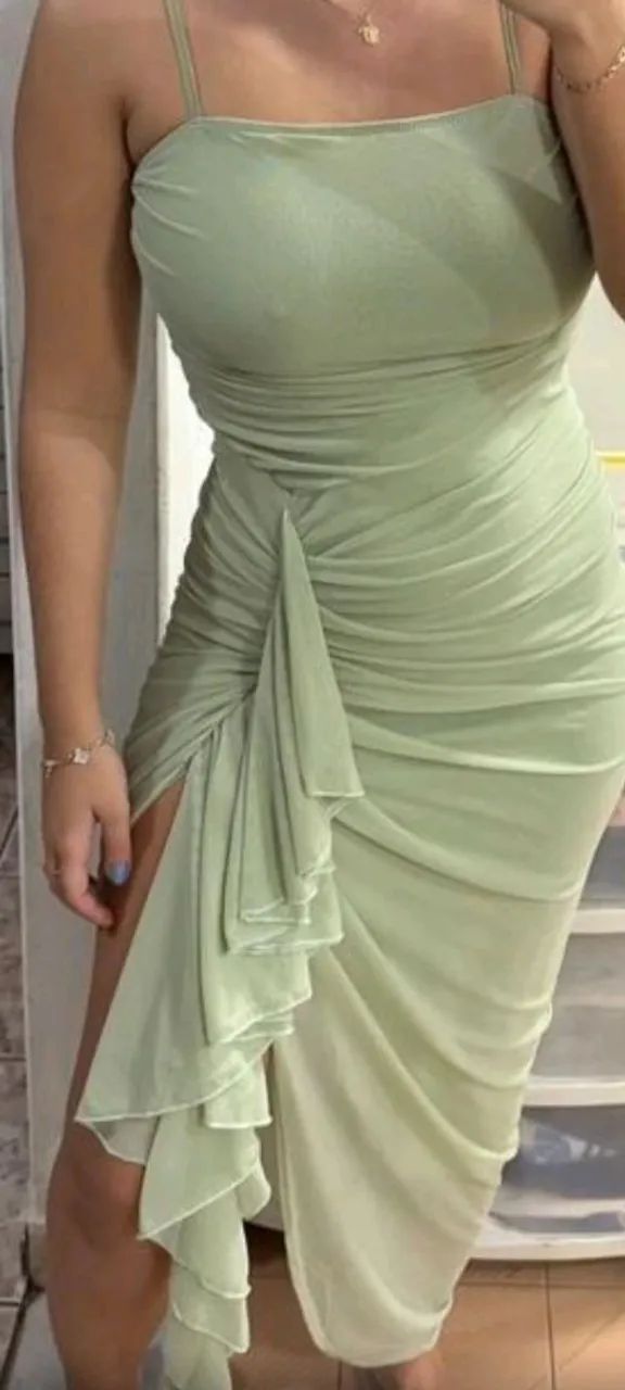 Vestido verde lindo  - Foto 4