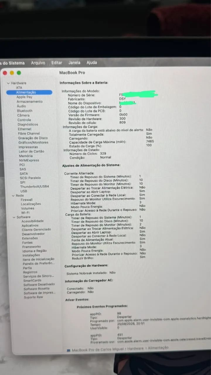 TROCA/VENDO MacBook Pro 2019 | 16 Polegadas | Intel Core i7 | 16GB RAM | SSD 512GB - Foto 3