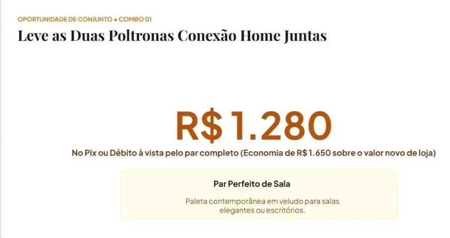 Família Vende Tudo - Poltronas  - Foto 3