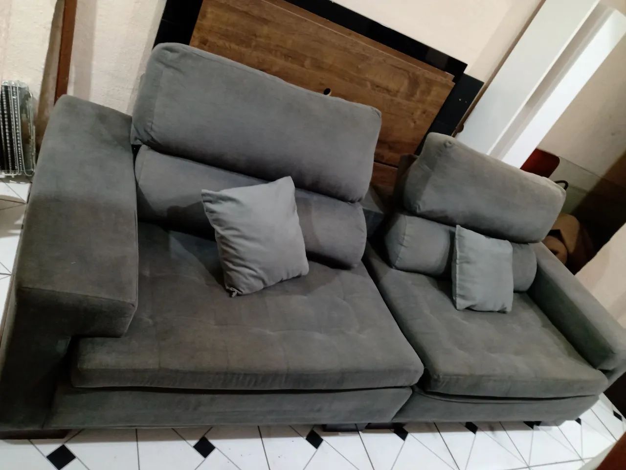 Sofá retrátil  usado 2,60 comprimento  - Foto 2