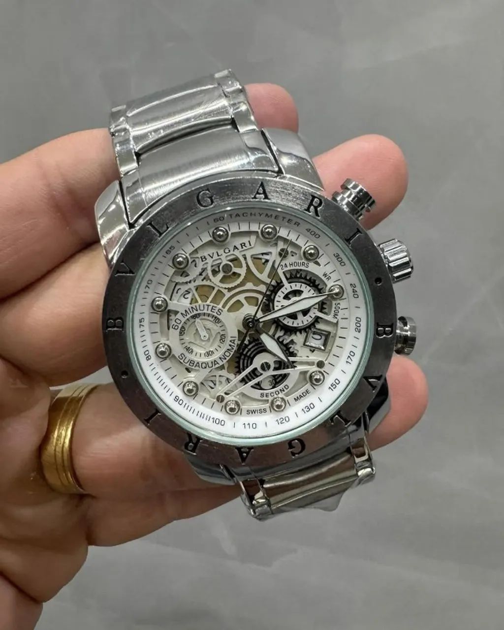 Relógio Bvlgari funcional 4789 - Foto 5