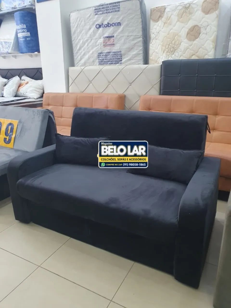 Sofá Cama Com Baú - Foto 4