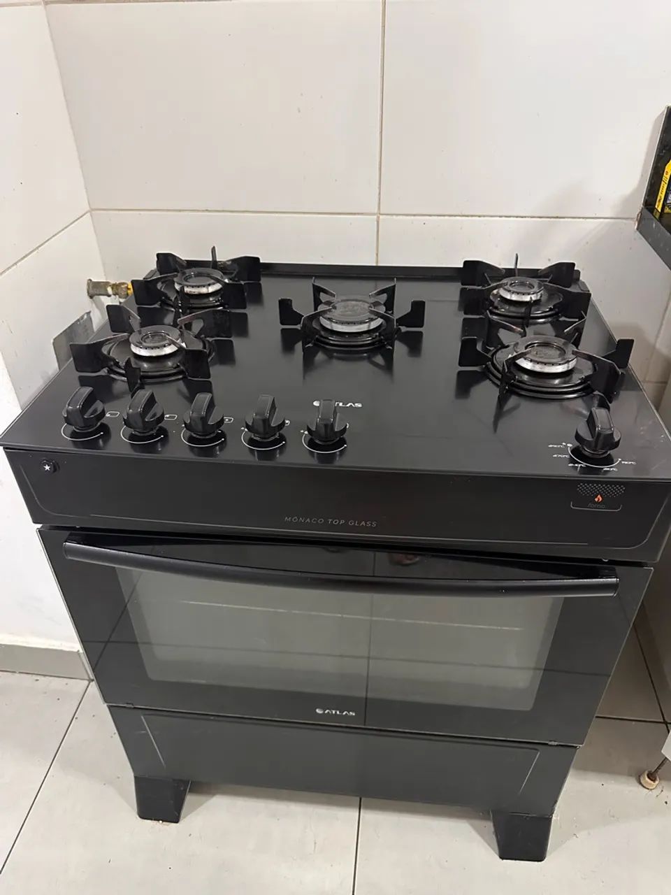 Fogão Vidro 5 bocas
