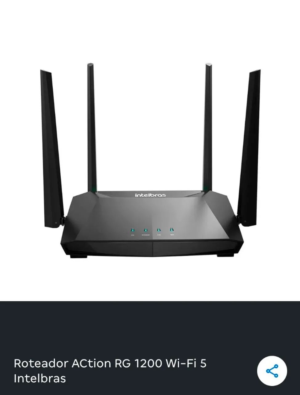 Roteador intelbras wifi dual band 2.5 e 5ghz  - Foto 4