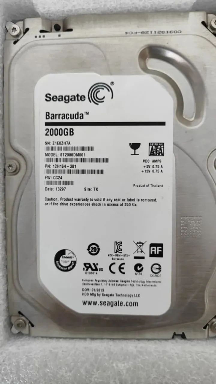 HD 2TB Barracuda Seagate