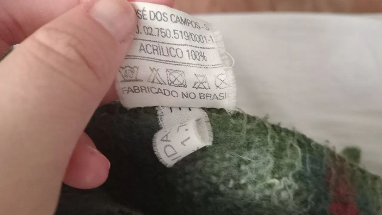 cobertor xadrez usado  - Foto 4