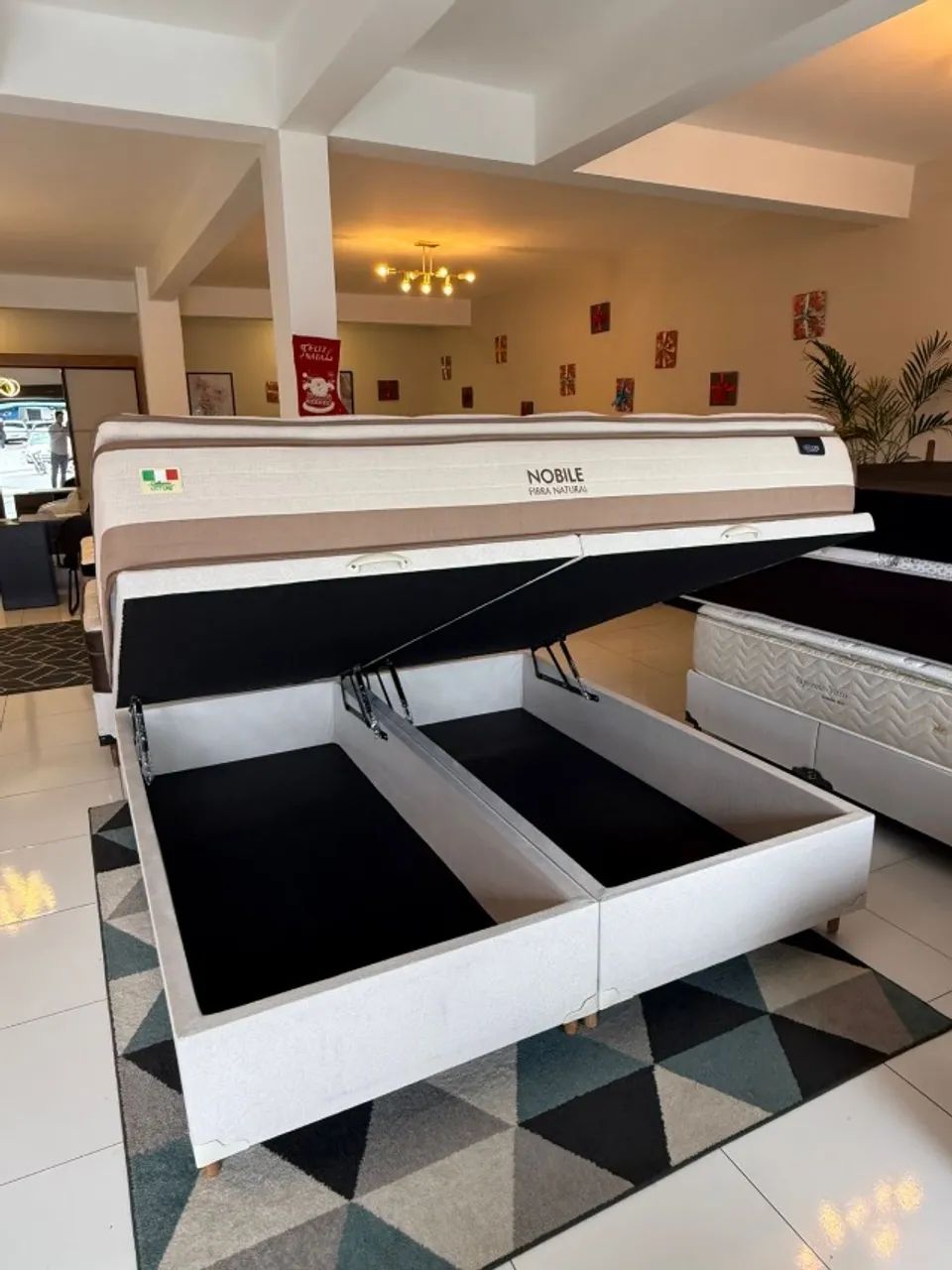 Cama box SUPER KING OTTORE TOP COM BAÚ - Entrego!  - Foto 2