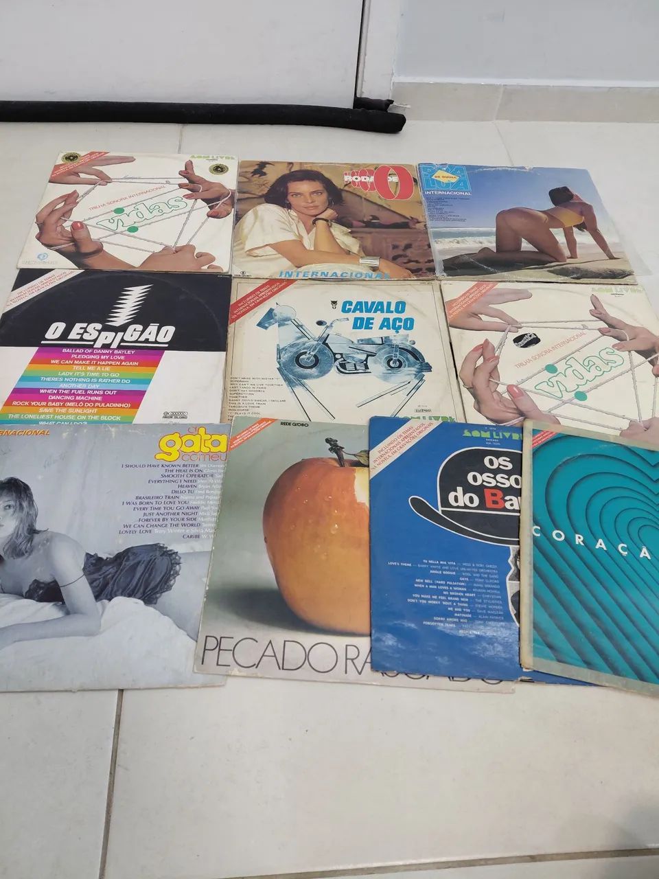Lote 10 disco vinil novelas R$ 50