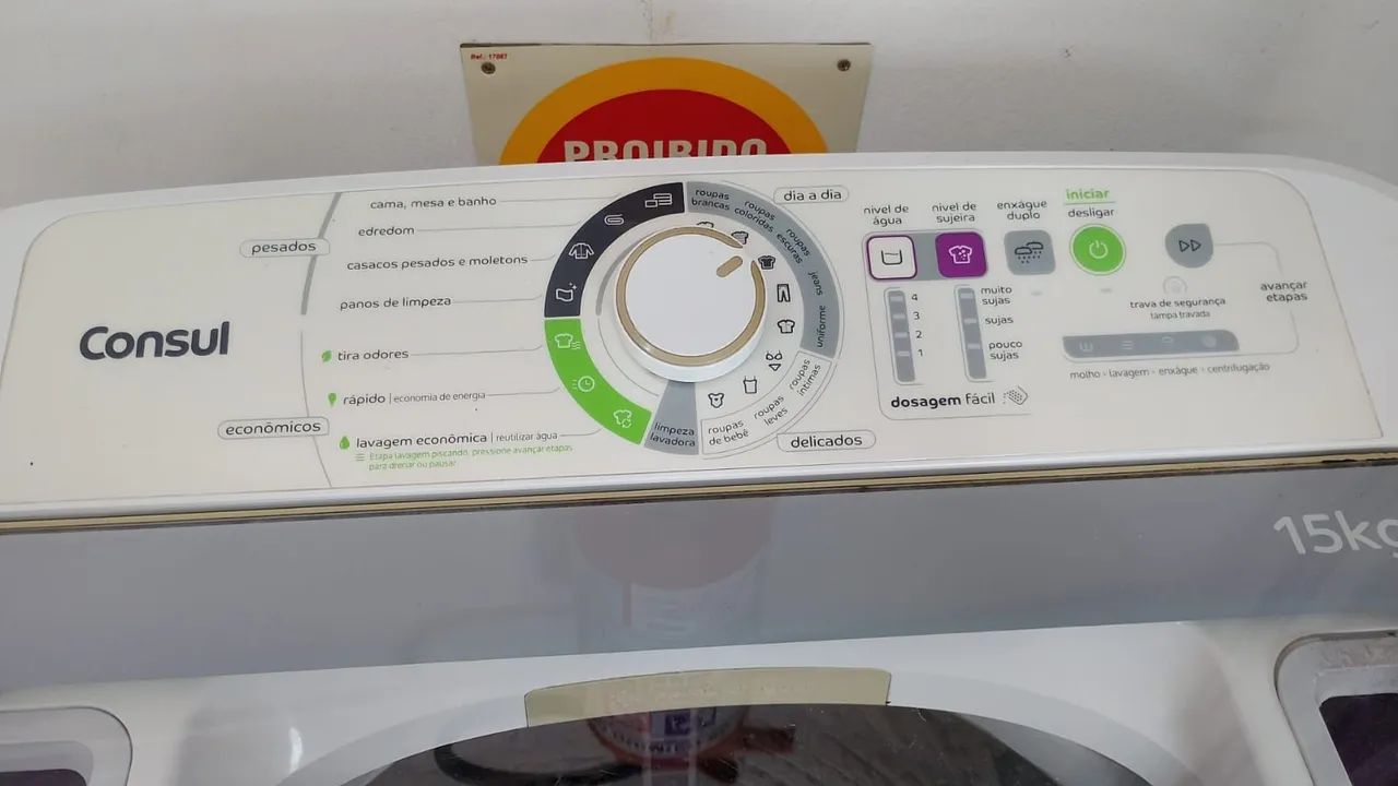 Vendo máquina de lavar 15kg