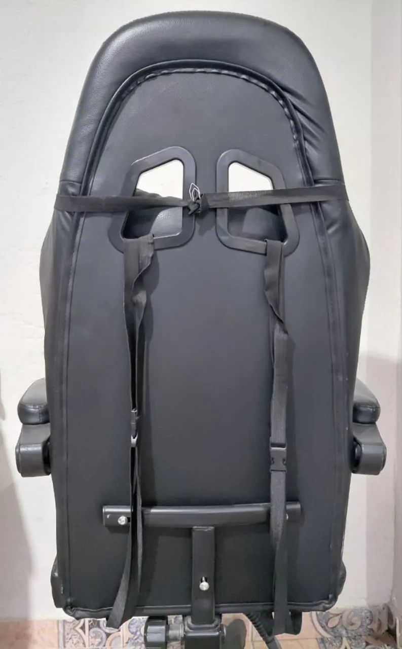 Cadeira Gamer X Fusion Preta com Almofadas - Foto 4