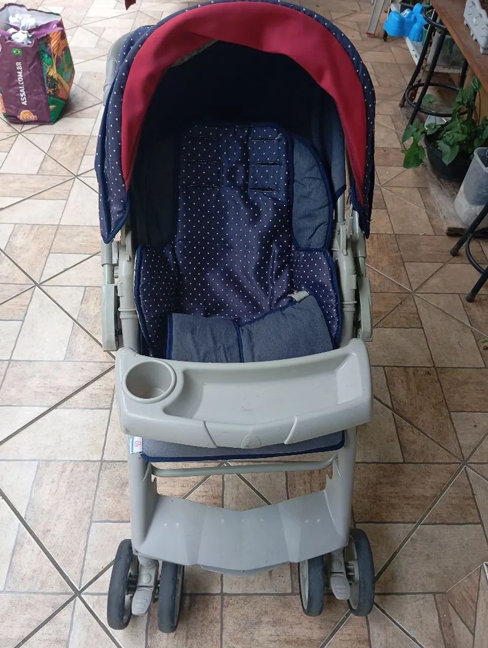 Carrinho de bebê e vira berço  - Foto 5