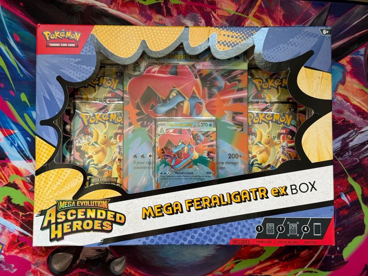 Pokémon - Mega Evolution Ascended Heroes Mega Feraligatr ex Box