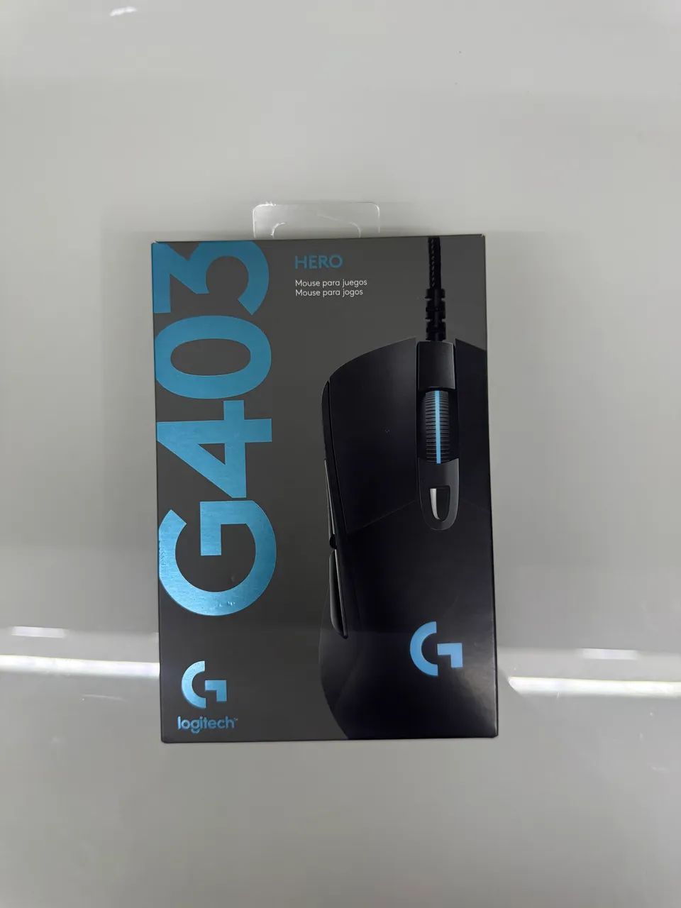Mouse Gamer Logitech G403 HERO com fio ? Sensor HERO 25K ? Com caixa