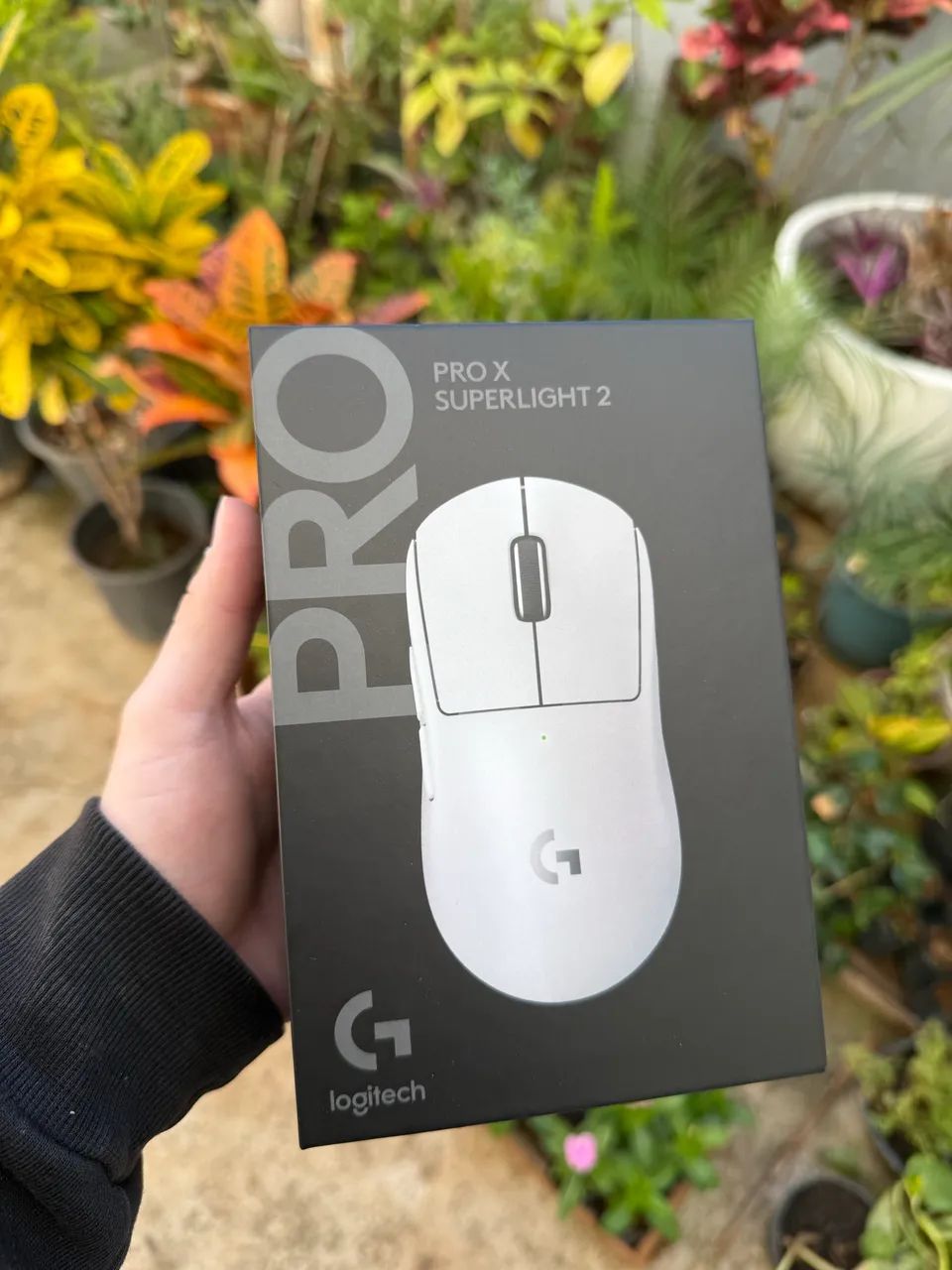 Mouse Gamer Sem Fio Logitech G PRO X SUPERLIGHT 2 - Branco 