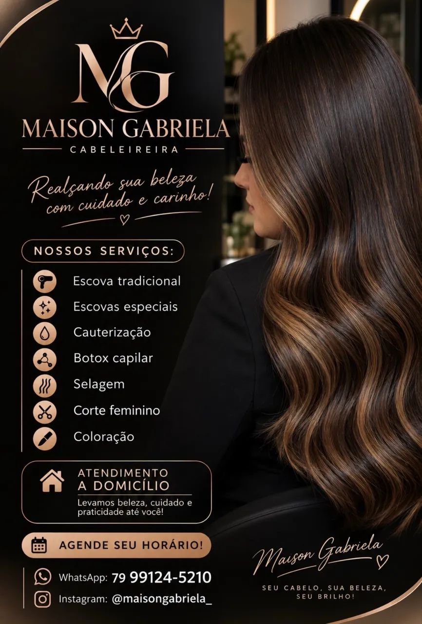 Cabeleireira a domicílio 