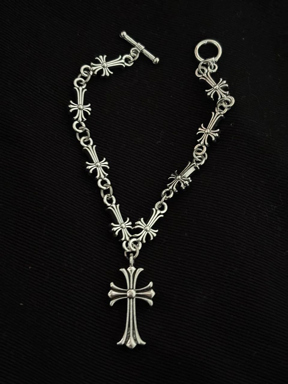 Pulseira chrome hearts cruz
