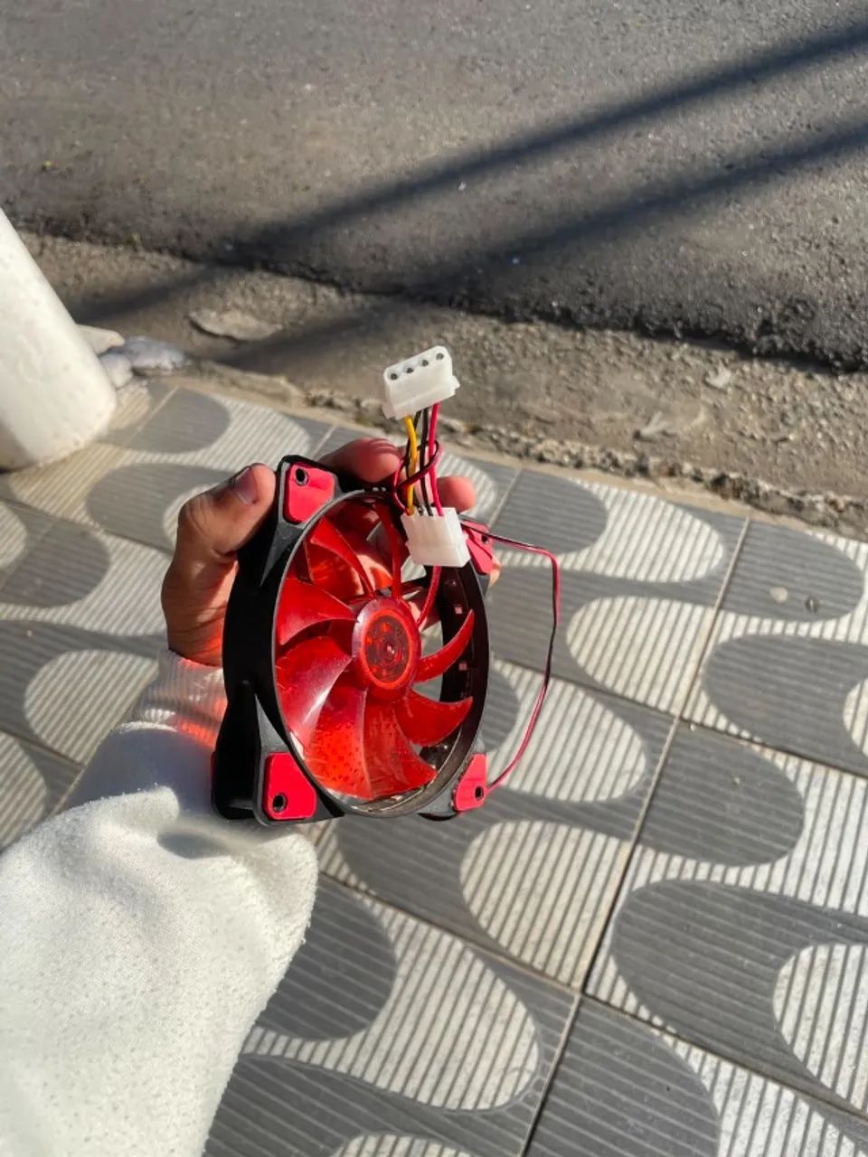 Fan 120mm Vermelha LED