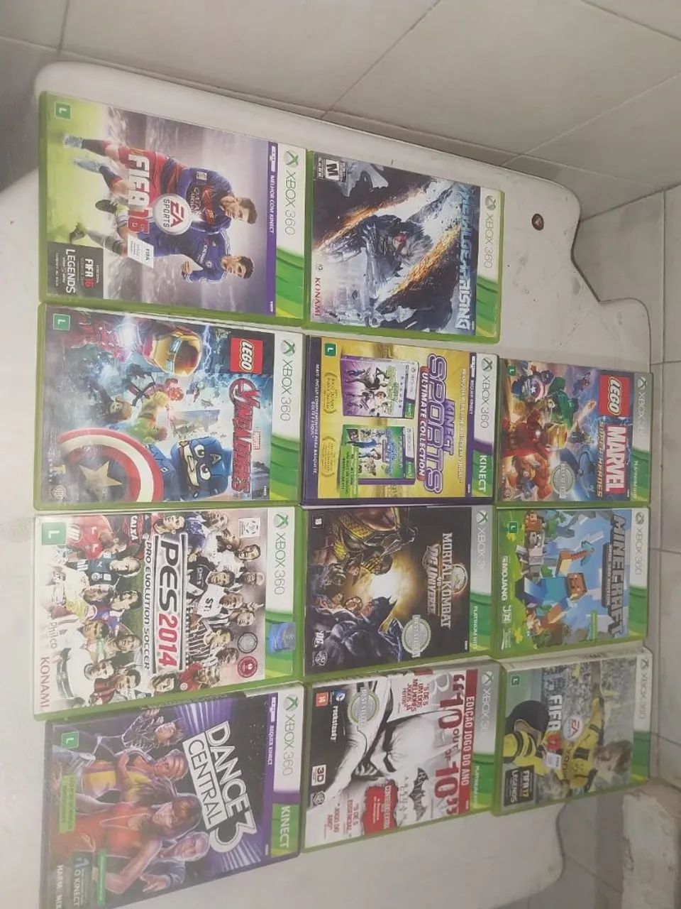 03 Kinect Xbox 360 +10 jogos xbox  - Foto 4