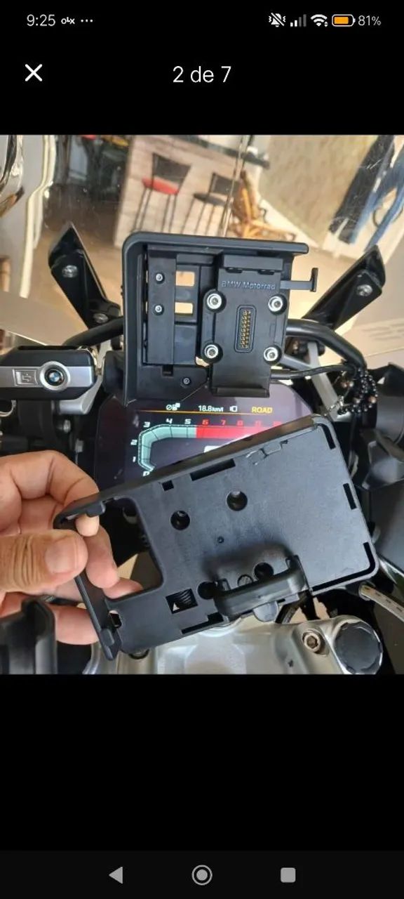 Suporte/adaptador celular BMW  - Foto 3