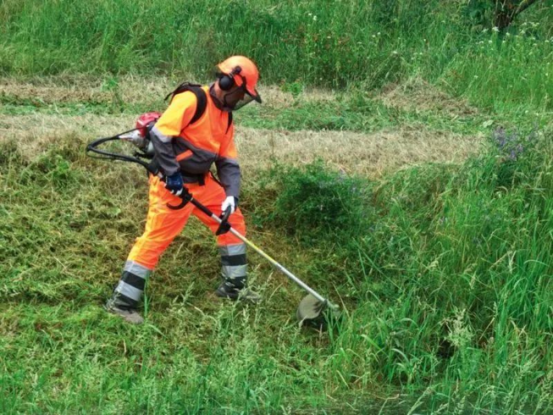 Trabalho com roçagem 