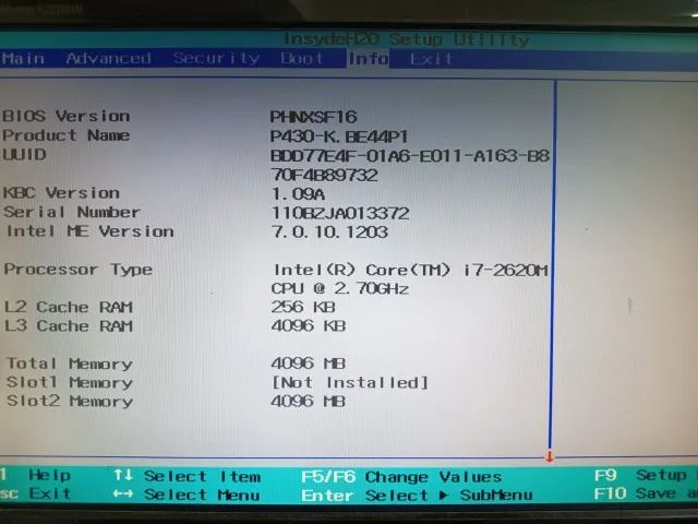 Notebook Lg - Peças - processador i7 - Usado