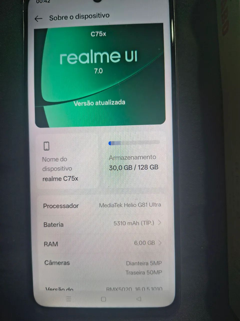 Celular Realme c75x 12ram 128 gb - Foto 3